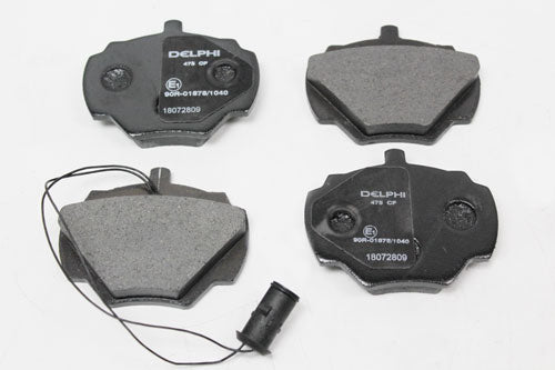 SFP500200G - BRAKE PAD SET FOR REAR BRAKES - LESS PINS/CLIPS - Suitable for Discovery 1, Range Rover Classic From DELPHI
