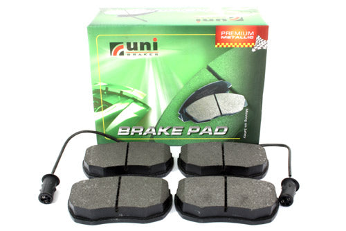 SFP500220 - BRAKE PAD SET FOR FRONT BRAKES - SOLID DISCS - Suitable for Discovery 1, Range Rover Classic From UNIBRAKES