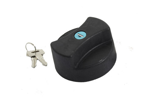 STC4072 - FUEL CAP - BLACK - VENTED - LOCKING - 2 LUG FIXING - Suitable for Defender 1983-2006 From ALLMAKES
