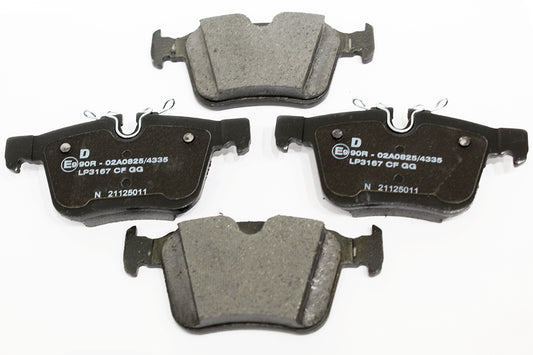 T2H53872-D - BRAKE PAD SET-REAR X260 16INCH X540;X760 2.0D From DELPHI