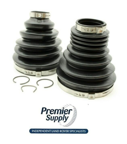 RANGE ROVER L322 FRONT DRIVESHAFT INNER & OUTER CV JOINT BOOT KIT TDR000120