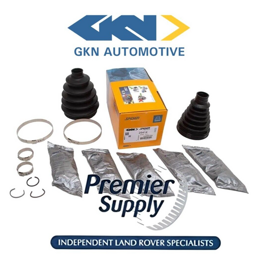 RANGE ROVER SPORT DISCOVERY 3 & 4 FRONT DRIVESHAFT CV BOOT GAITER KIT TDR500110