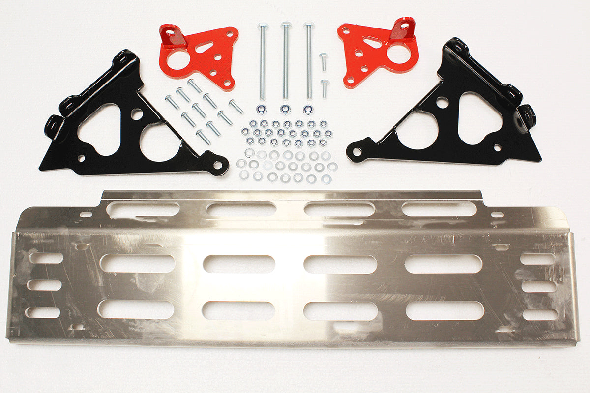 TF0016 - Skeleton silver alloy steering guard for Defenders