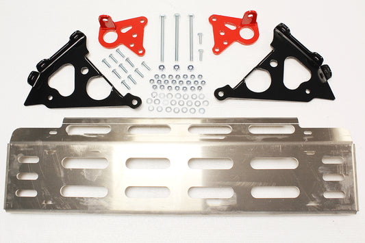 TF0016 - Skeleton silver alloy steering guard for Defenders