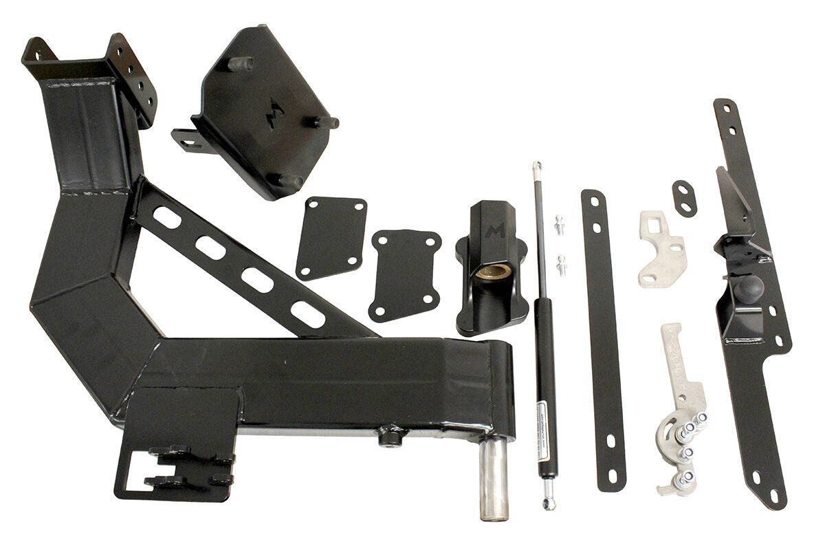 TF059 - TERRAFIRMA CHASSIS MOUNTED SINGLE ARM SPARE WHEEL CARRIER 90/110 From TERRAFIRMA