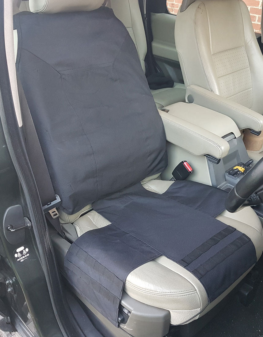 TF1200 - Tactical seat cover with 9 removable storage pockets suitable for all vehicles