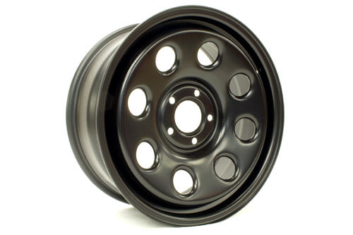 TF152 - Black modular 18x8 steel wheel for D3/D4/RRS/L322 with nuts
