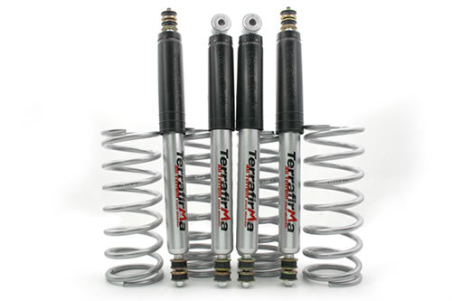 TF197 - Standard ride height heavy load suspension kit Defender 90 All Terrain shocks