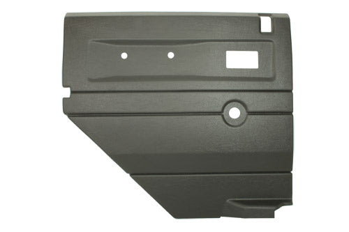 TF2483 - Dark grey push button manual window LH rear door card DEF up to 2007