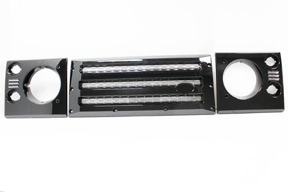 TF270 - Sport grille and headlight surrounds in gloss black for Defenders