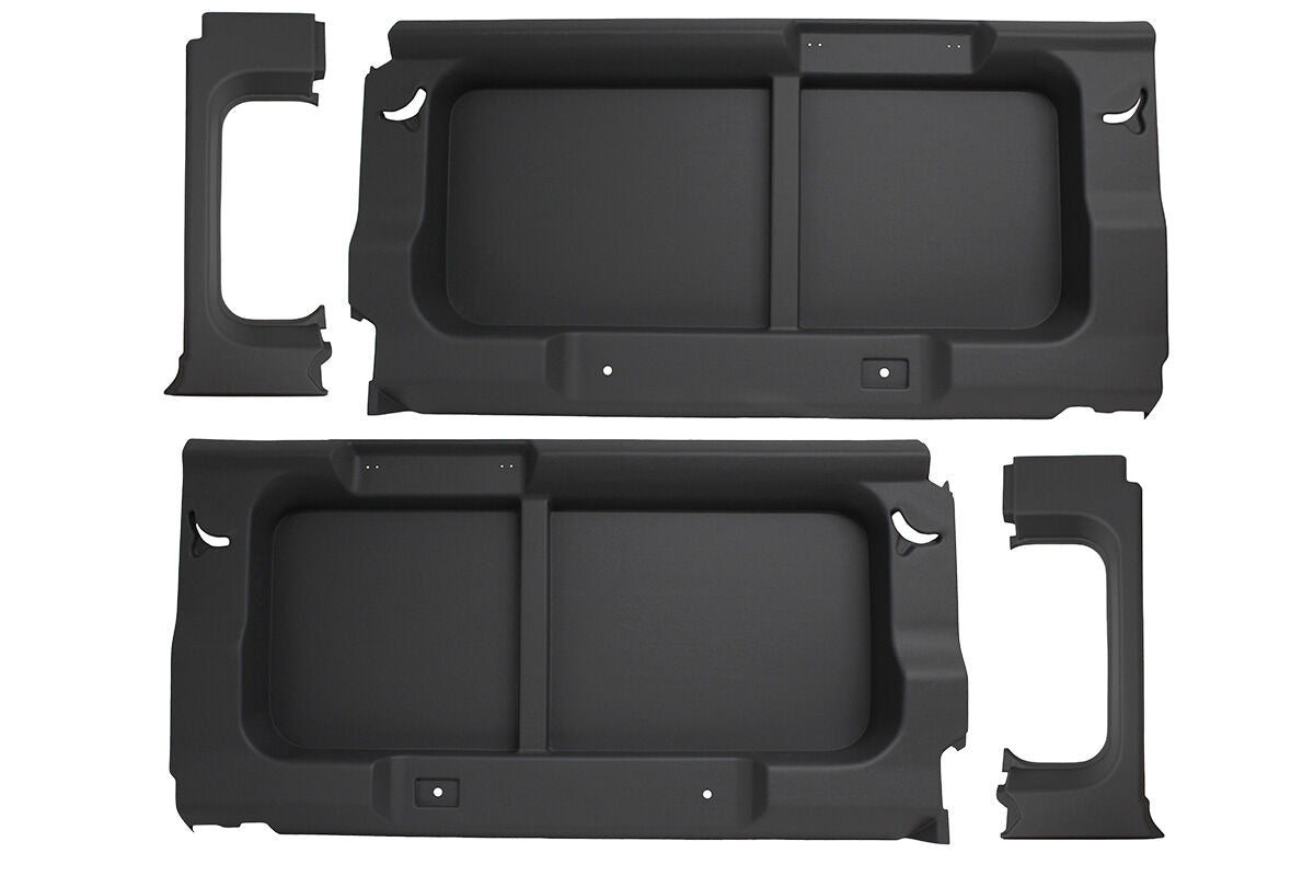 TF2753 - DEFENDER 110COMM BLACK REAR WINDOW TRIM PANELS WITHOUT WINDOWS From TERRAFIRMA