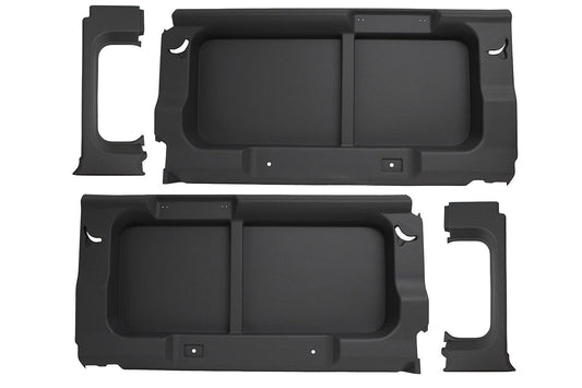 TF2753 - DEFENDER 110COMM BLACK REAR WINDOW TRIM PANELS WITHOUT WINDOWS From TERRAFIRMA