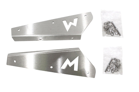 TF3010 - TERRAFIRMA STAINLESS STEEL MUDFLAP BRACKETS FRONT 90/110/130 (PAIR) From TERRAFIRMA