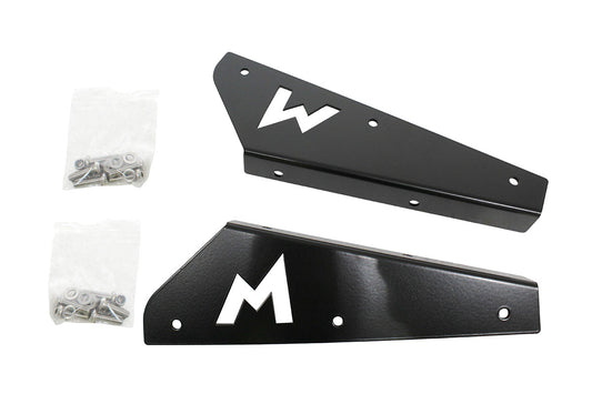 TF3010B - TERRAFIRMA STAINLESS STEEL MUDFLAP BRACKETS FRONT BLACK 90/110/130 (PA From TERRAFIRMA