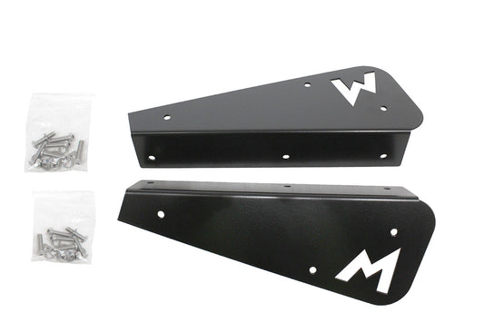 TF3011B - TERRAFIRMA STAINLESS STEEL MUDFLAP BRACKETS REAR 90 BLACK (PAIR) From TERRAFIRMA