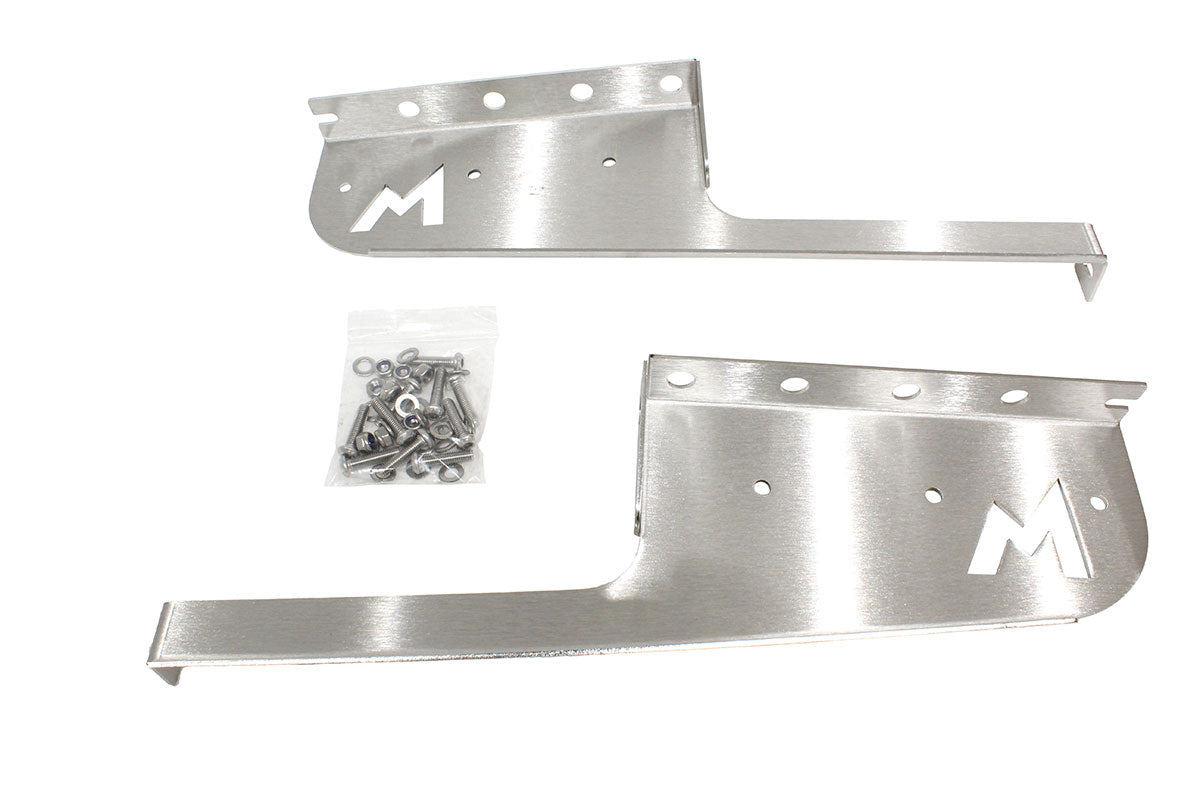 TF3012 - TERRAFIRMA STAINLESS STEEL MUDFLAP BRACKETS REAR 110/130 (PAIR) From TERRAFIRMA