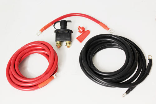 TF3309 - 4m extended battery cables and isolator switch