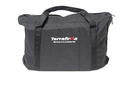 TF3315 - Winching and recovery kit bag in black nylon fabric.