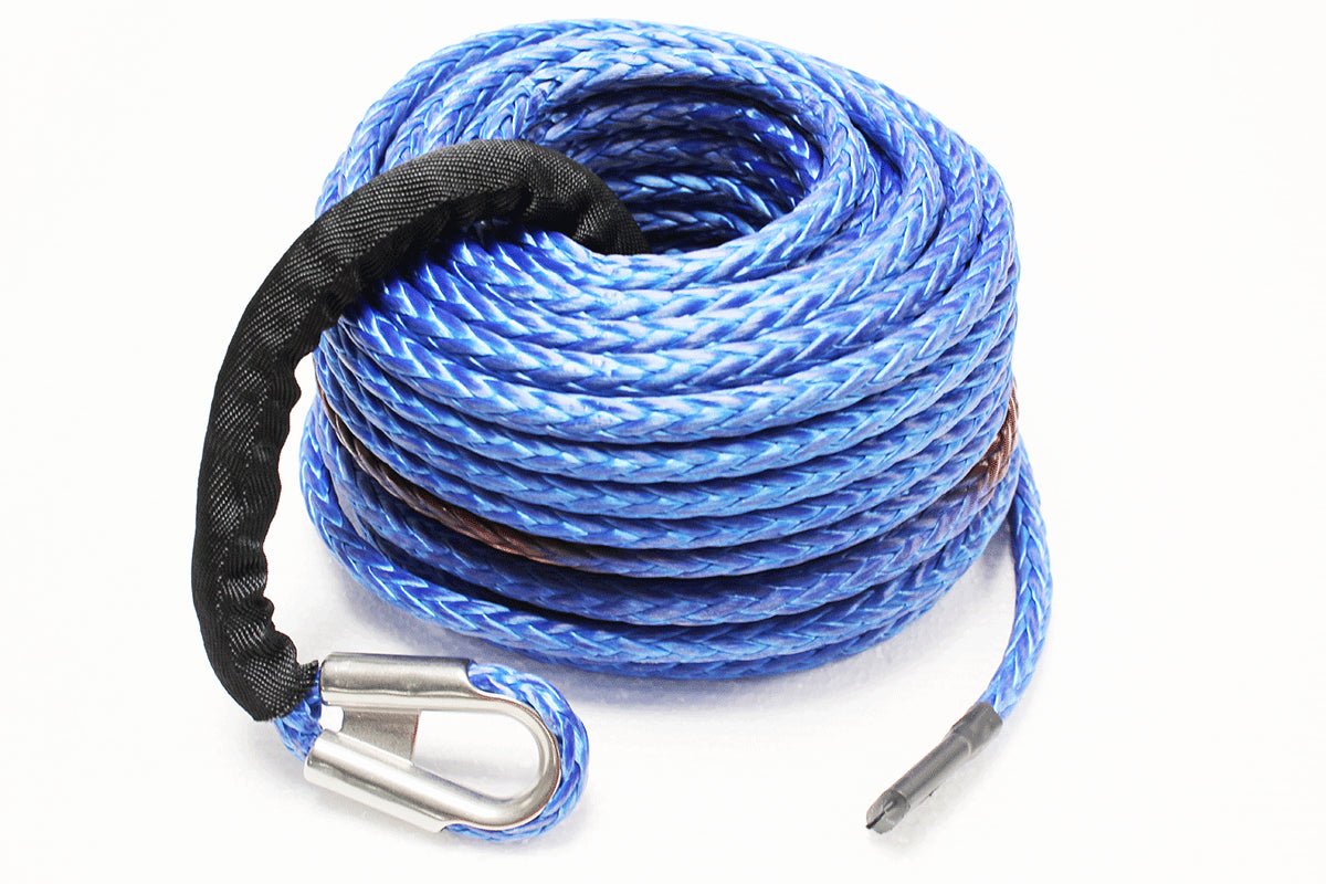 TF3323 - BLUE 27M 10MM SYNTHETIC WINCH ROPE FOR M12.5S AND A12000 WINCHES From TERRAFIRMA