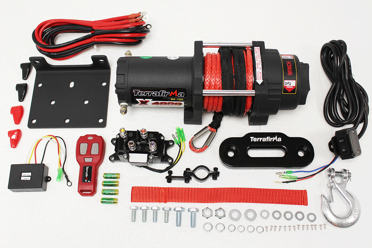 TERRAFIRMA X4000 4000lb 12V WINCH TF3340