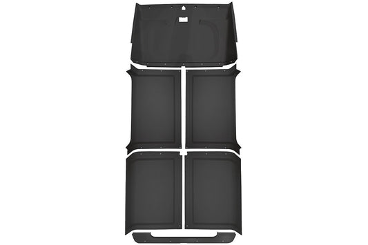 TF3745B - DEFENDER 110 HT & CSW REPLACEMENT HEADLINING SET LIGHT BLACK From TERRAFIRMA