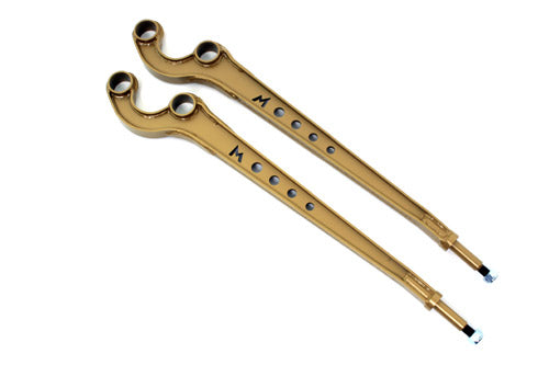 TF508 - Pair of 3 degree caster corrected front radius arms for DEF/D1/RRC