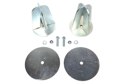 TF510 - Pair of rear coil spring dislocation cones for DEF/D1/RRC