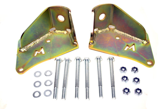 TF519 - Pair of pin pin long travel rear top shock mounts (for TF167/483) for DEF/D1/RRC