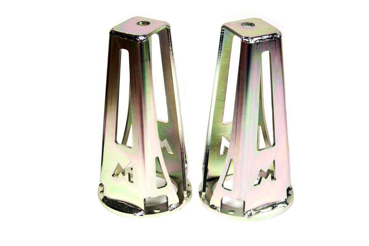 TF522 - Pair of 2" taller skeleton front shock turrets (for TF167/483) for DEF/D1/RRC