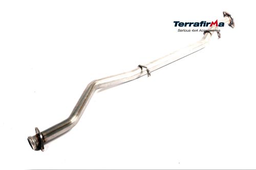 TF550 - Silencer replacement pipe for Defender 90 200tdi