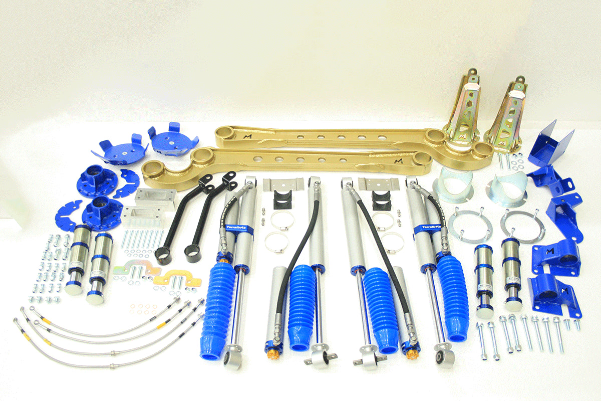 TF585 - TERRAFIRMA +5" TRAVEL EXTREME DISLOCATION KIT - Suitable for Discovery 2 From TERRAFIRMA