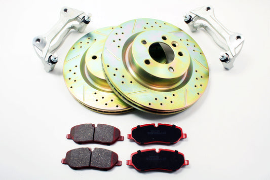 TF636 - 325mm to 345mm brake upgrade with Premium Ceramic pads & TF CDG discs D3/D4/RRS