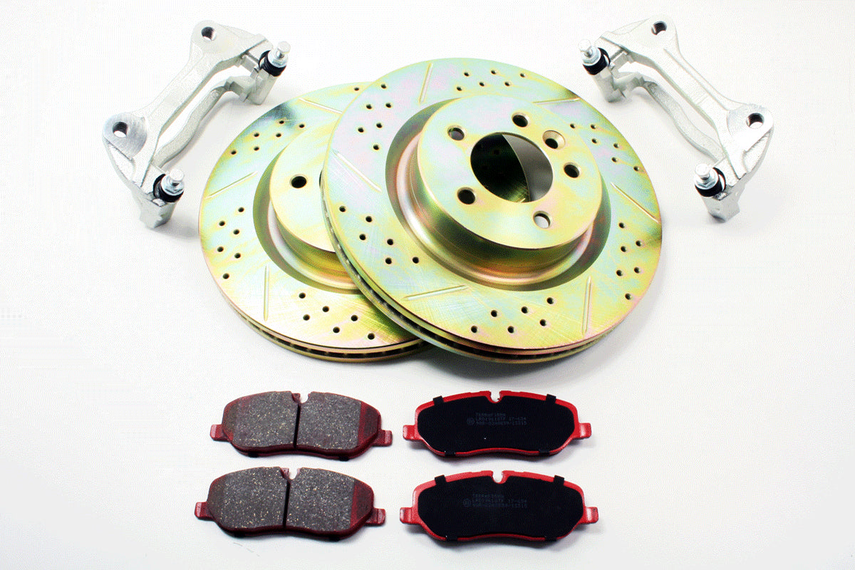 TF636 - 325mm to 345mm brake upgrade with Premium Ceramic pads & TF CDG discs D3/D4/RRS