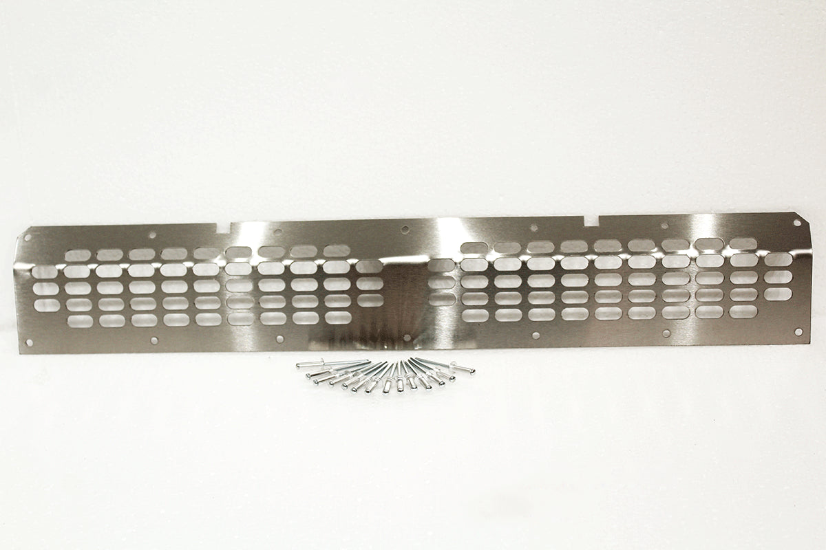 TF6551 - TF FRONT GRILLE LOWER WITH AIR CON STAINLESS STEEL DEFENDER From TERRAFIRMA