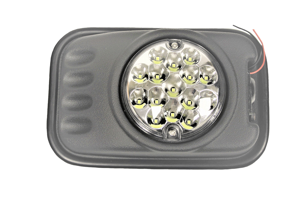 TF700 - Pair of Defender wing mirrors incorporating LED hedge lights