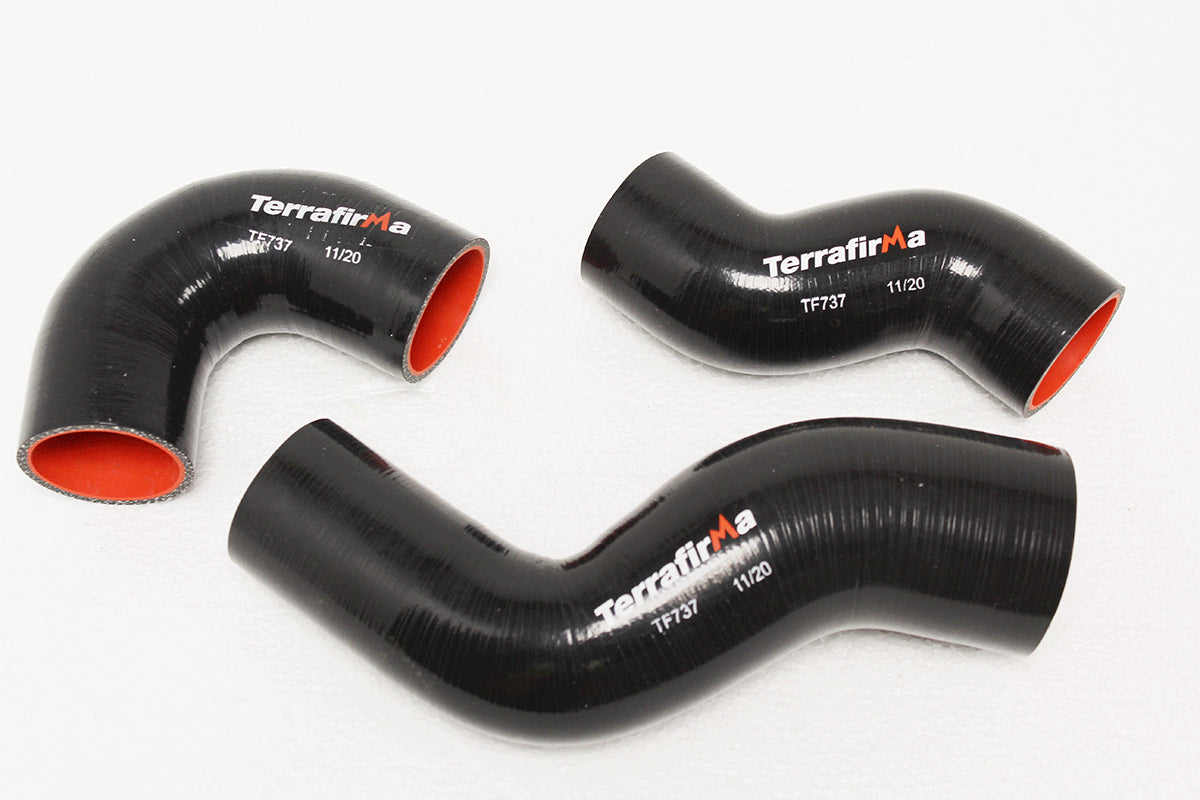 TF737 - Black silicone intercooler hose kit for Defender Td5