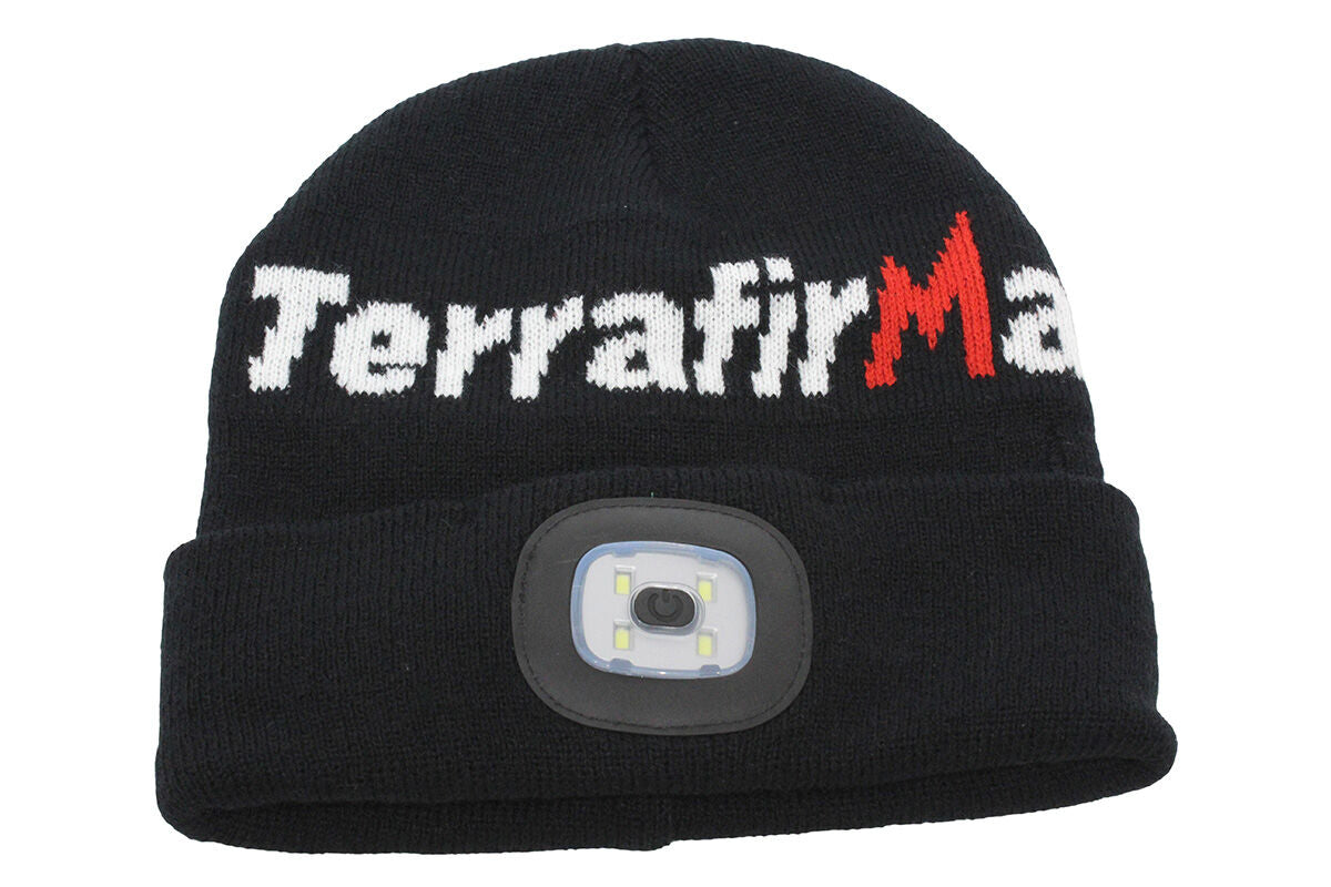 TF790 - TERRAFIRMA 80 LUMENS USB RECHARGEABLE LED BEANIE HAT From TERRAFIRMA