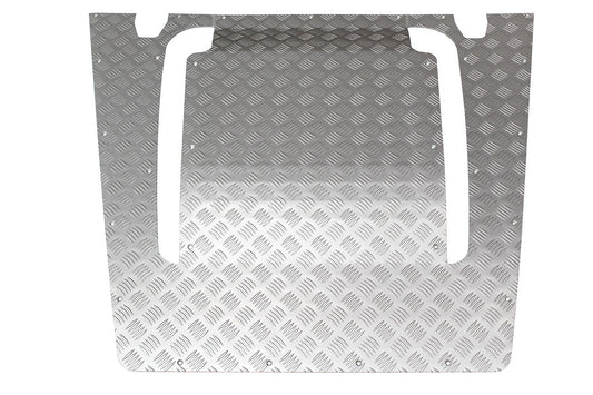 TF8210 - Silver 1 piece bonnet chequer plate for Defenders 2007 on