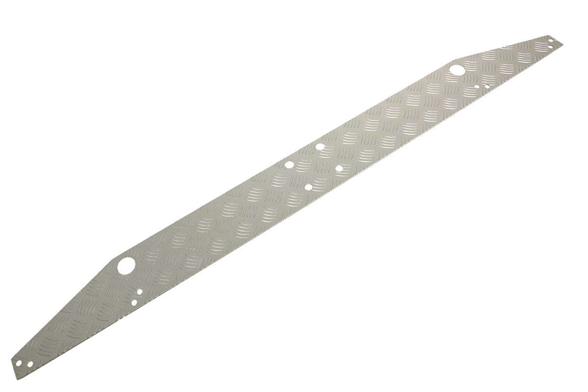TF8216 - Silver rear cross member chequer plate for Defenders