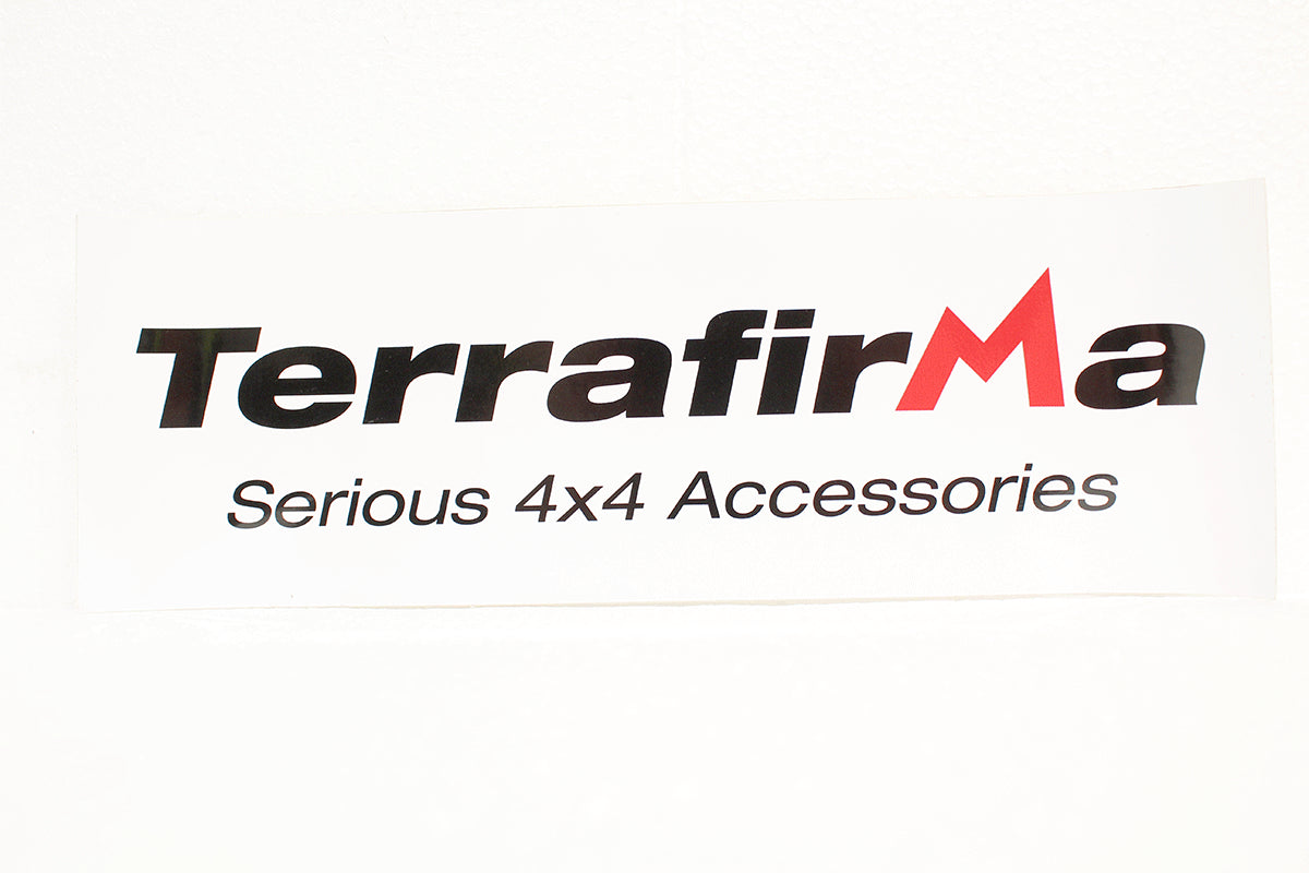 TFDECAL1 - TERRAFIRMA STICKER 300MM X 100MM From TERRAFIRMA