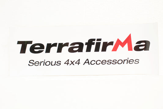 TFDECAL1 - TERRAFIRMA STICKER 300MM X 100MM From TERRAFIRMA