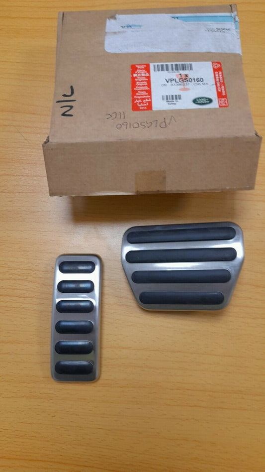 GENUINE LAND ROVER PEDAL COVERS P/N VPLGS0160