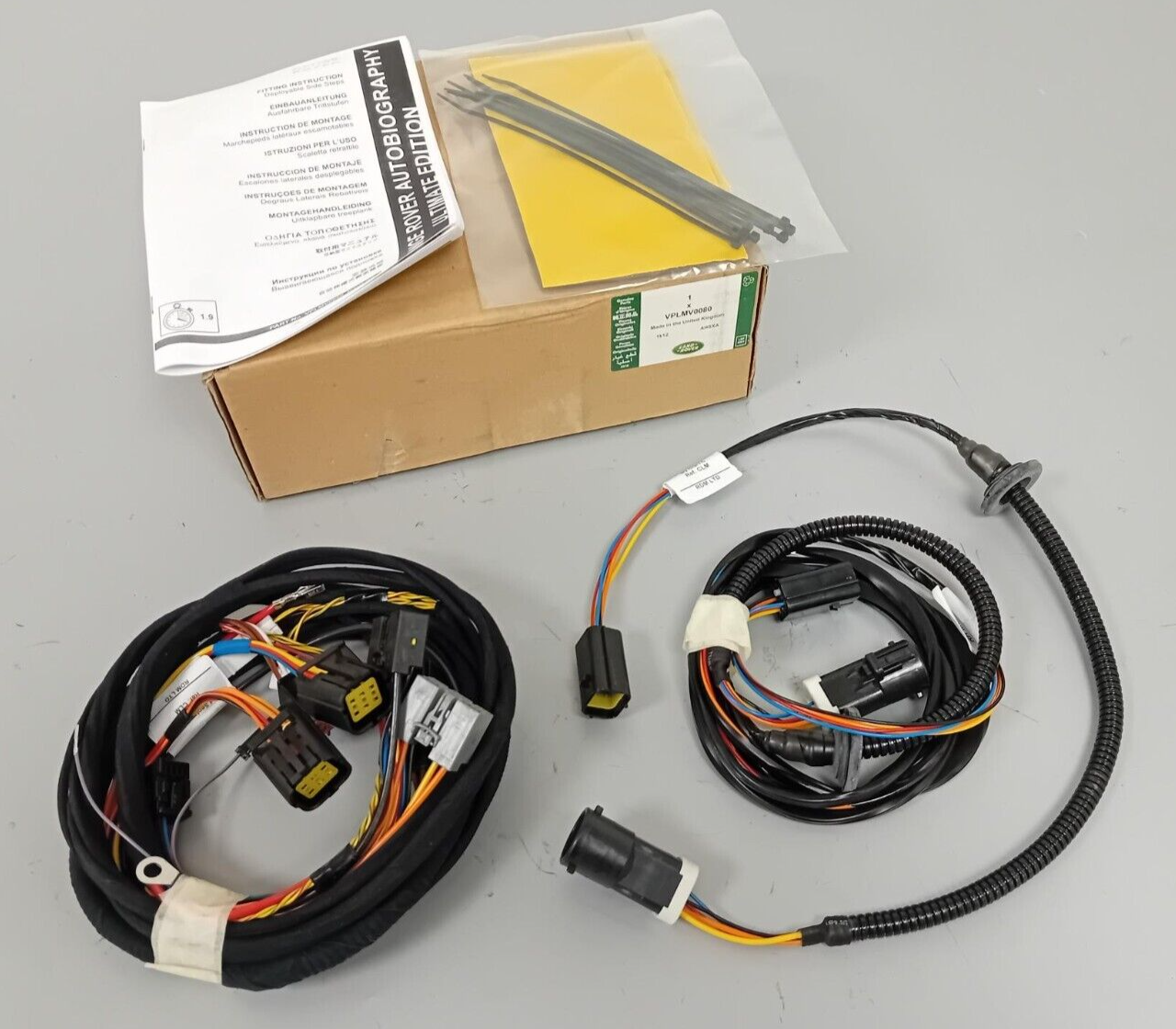 GENUINE RANGE ROVER L322 WIRING HARNESS KIT FOR DEPLOYABLE SIDE STEPS VPLMV0080