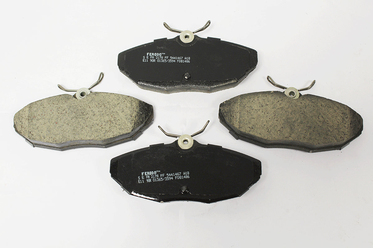 XR812436-F - BRAKE PAD SET-REAR (-4.2SC) X200/X350 From PR2 FERODO