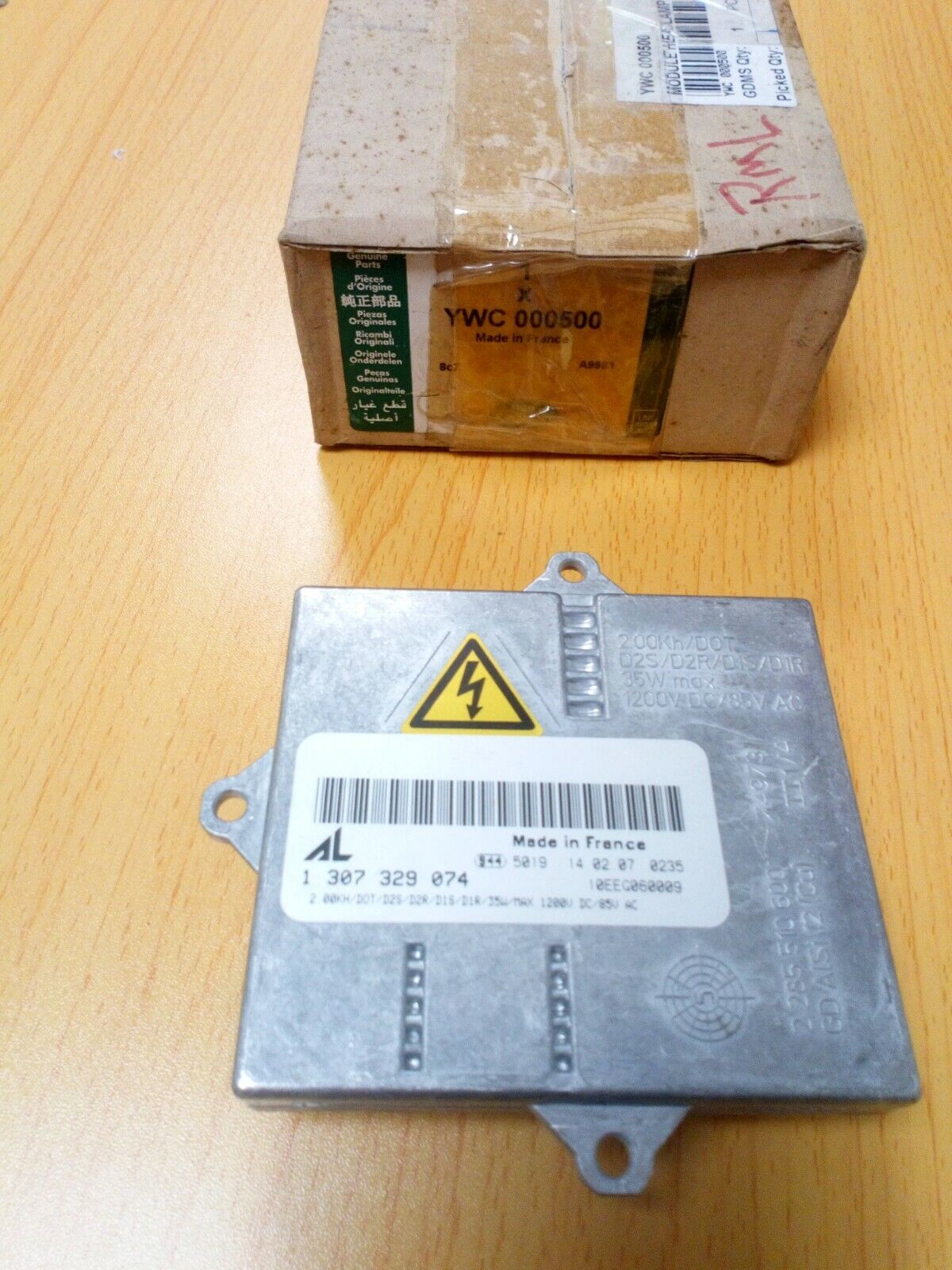GENUINE RANGE ROVER L322 HEADLAMP LIGHTING CONTROL MODULE YWC000500
