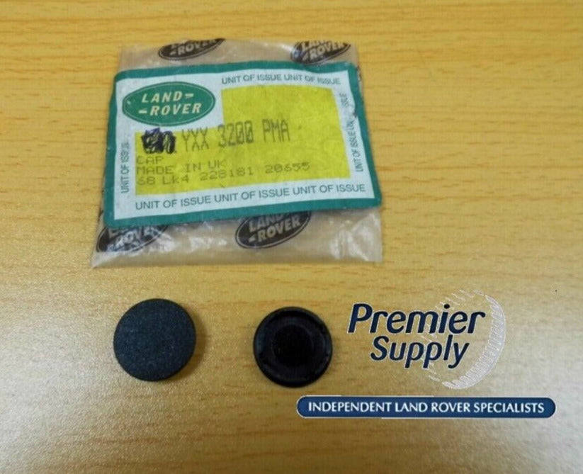 GENUINE LANDROVER  DEFENDER BLACK WINDOW WINDER HANDLE CAP YXX3200PMA X 2