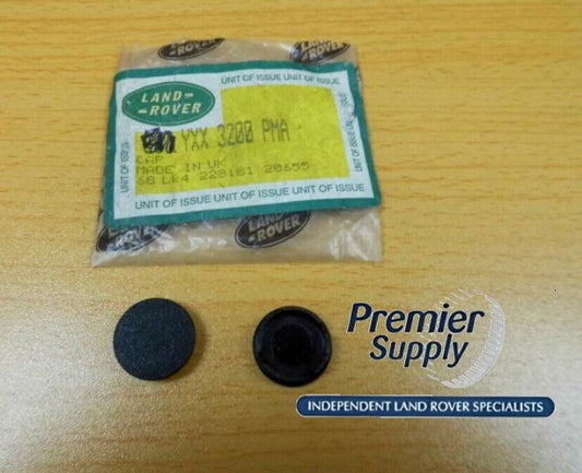 GENUINE LANDROVER  DEFENDER BLACK WINDOW WINDER HANDLE CAP YXX3200PMA X 2